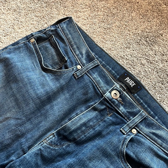 Genuine PAIGE Men’s Federal Blue jeans - Picture 4 of 4